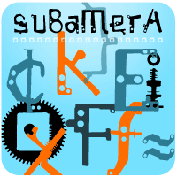voorbeeld Subamera lettertype