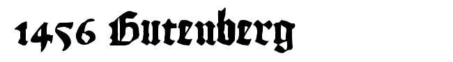 1456 Gutenberg