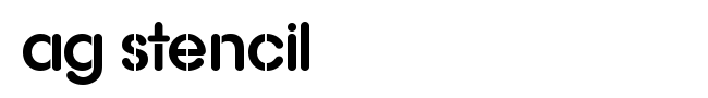 AG Stencil