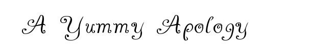 A Yummy Apology