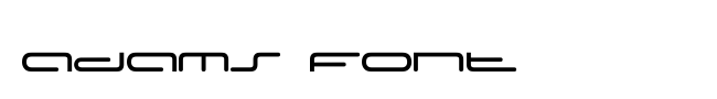 Adams Font