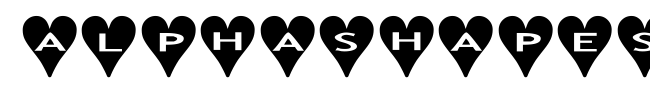 AlphaShapes Hearts