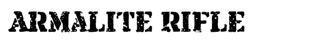 Armalite Rifle