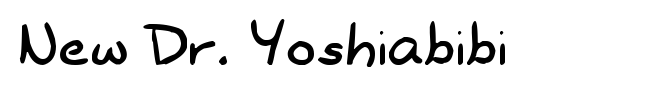 New Dr. Yoshiabibi