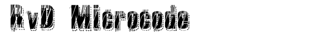 RvD Microcode