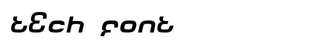 Tech Font