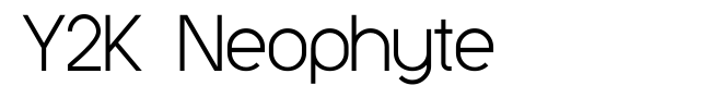 Y2K Neophyte