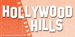 voorbeeld Hollywood Hills lettertype