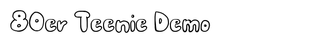 80er Teenie Demo