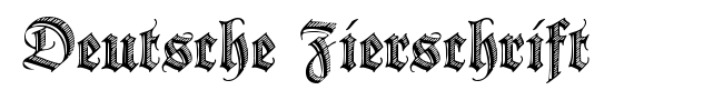 Deutsche Zierschrift