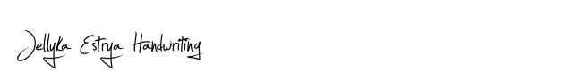 Jellyka Estrya Handwriting