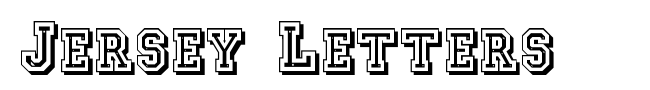 Jersey Letters