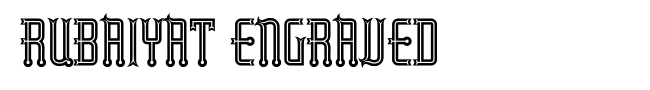 Rubaiyat Engraved