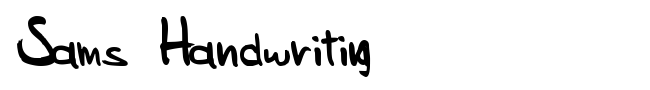 Sams Handwriting