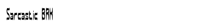 Sarcastic BRK