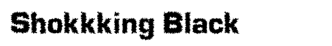 Shokkking Black