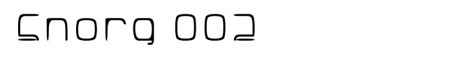 Snorg 002
