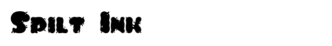 Spilt Ink