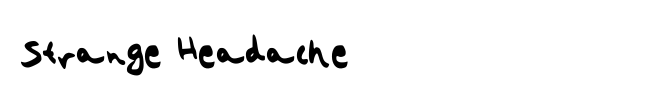 Strange Headache