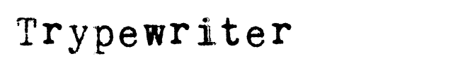 Trypewriter