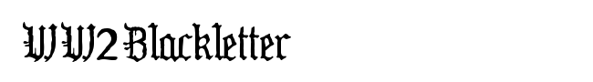 WW2Blackletter