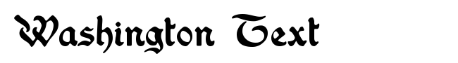 Washington Text