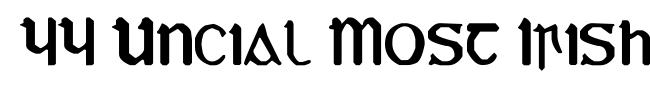 YY Uncial Most Irish