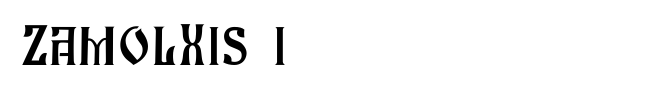 Zamolxis I